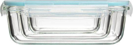 5Five Set Transparent Lunch Boxes 3 Pieces