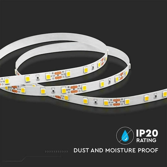 V-TAC Ταινία LED 12V Φυσικό Λευκό Φως 1m