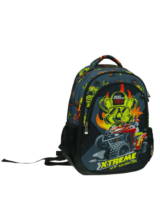 No Fear Extreme Atv School Bag Backpack Elementary, Elementary Multicolored