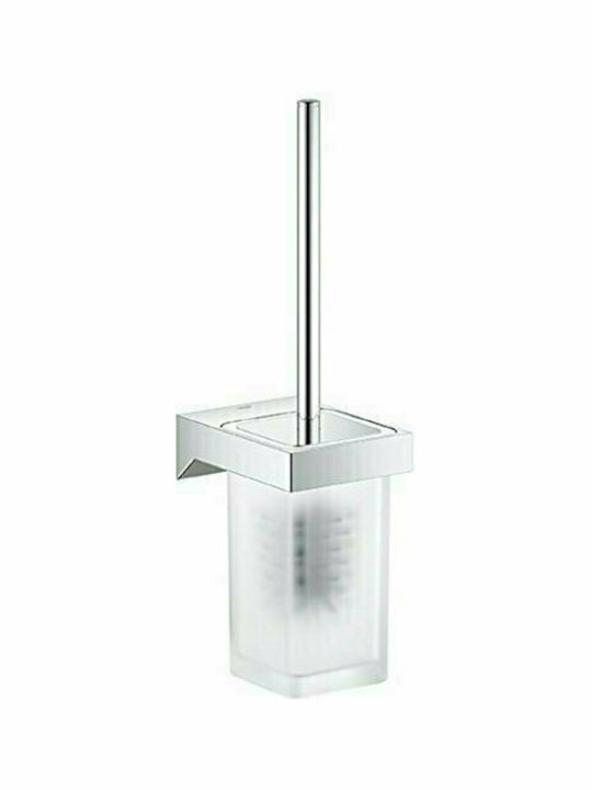 Grohe Selection Cube 40857000 Metallic Toilet Brush White