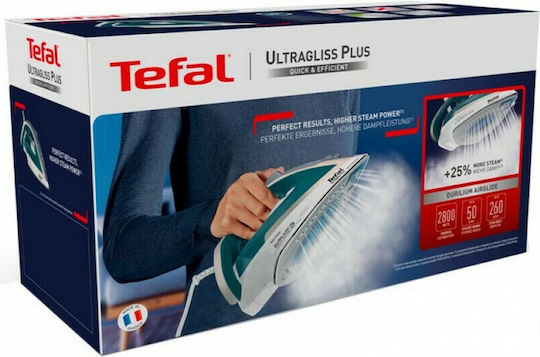 Tefal Ultragliss Plus Σίδερο Ατμού 2800W με Συνεχόμενη Παροχή Ατμού 50gr/min