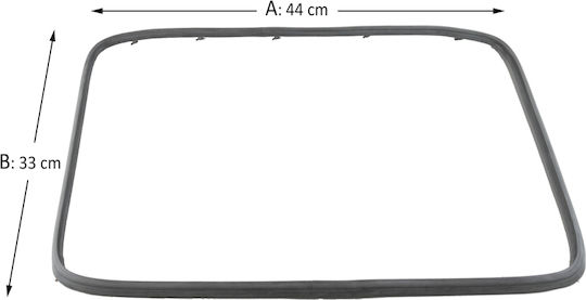 Φλάντζα Φούρνου Bosch Neff Siemens Original 44-46 X 33 Cm Ανάποδα Γαντζάκια