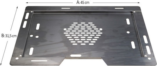 Miele Ofenteile & Zubehör Rückwand Für Ofenmotor Aus Edelstahl