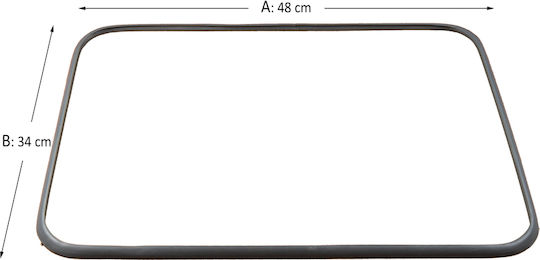Brandt Oven Gasket Original 48-50 x 34 cm