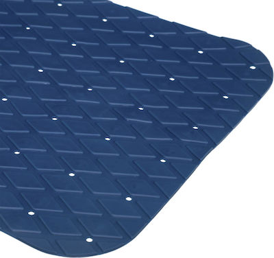 AT000817 Bathtub Mat with Suction Cups Blue 35x70cm