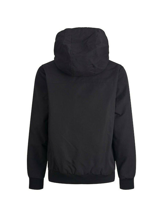 Jack & Jones Kids Casual Jacket short Hooded Black