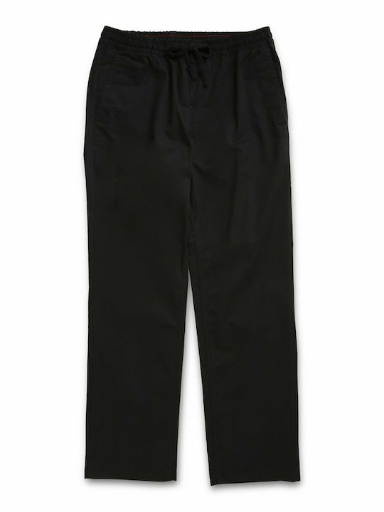 Trousers Elastic in Relaxed Fit Black