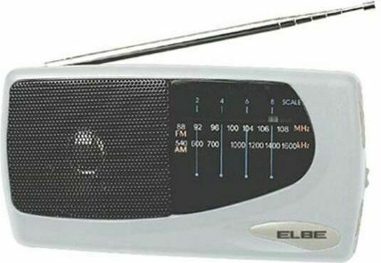 Elbe RF-52 Tabletop Radio Battery White