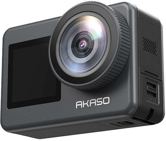 Akaso Brave 7 Action Camera 4K Ultra HD Υποβρύχια με Οθόνη Αφής 1.2" και Wi-Fi Μαύρη