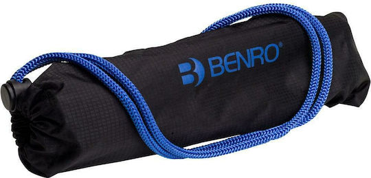 Benro Kamerastative Slim Travel Carbonfaser mit Kugelförmiger Kopfart bis 130cm und Maximaler Belastung 3.99kg