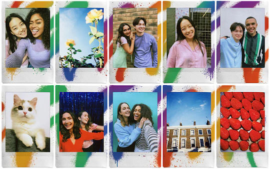 Fujifilm Color Instax Mini Instant Film (10 Exposures) Spray Art