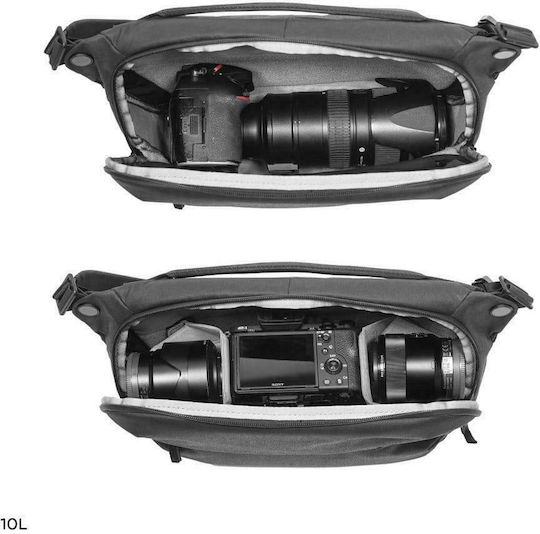 Peak Design Everyday Sling V2 10L Τσάντα Χιαστή Φωτογραφικής Μηχανής Μαύρη
