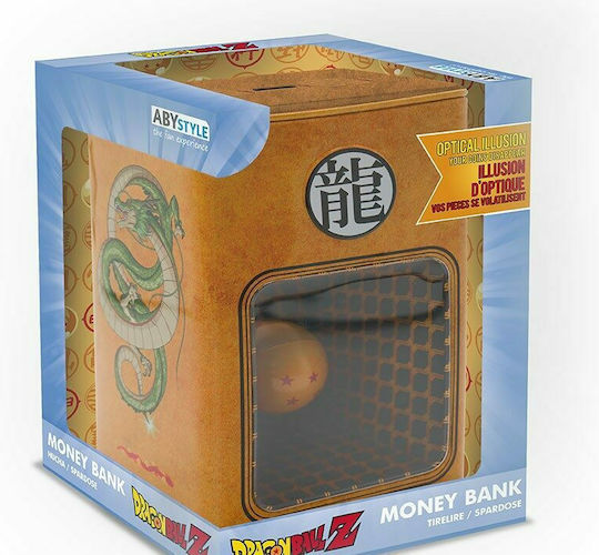 Abysse Dragon Ball Shenron Money Children's Money Box Metal Orange 10.8x10.8x16.6cm