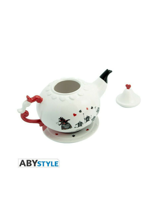 Abysse Alice in Wonderland - Queen of Hearts Teapot Ceramic Multicolored 1200ml