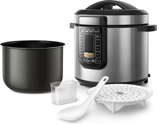 Philips Viva Collection Multi-Function Cooker 6lt 1300W Silver
