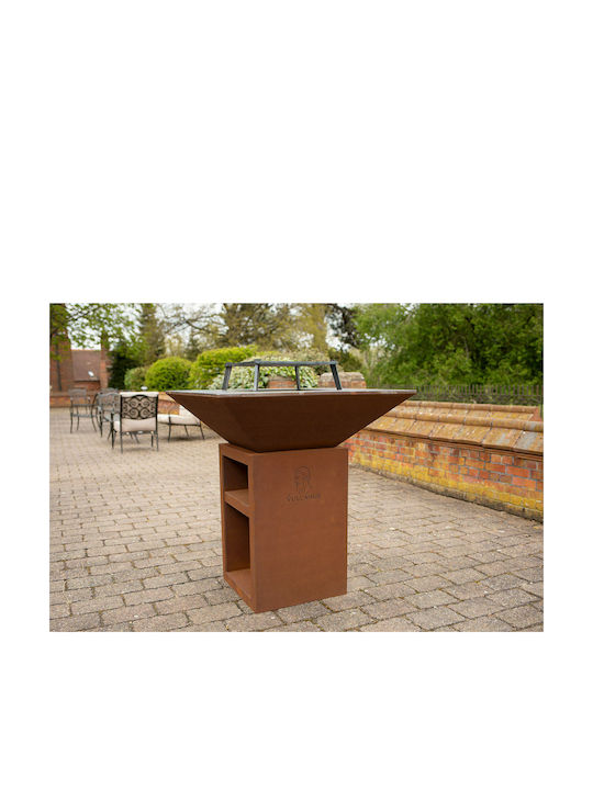 Vulcanus Grill Pro730 Chef Focar În aer liber din metal Maro 73x73x91cm