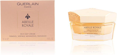 Guerlain Abeille Royale fără culoare Rich Hidratantă & Anti-îmbătrânire Cremă Pentru Față cu Vitamina C 50ml