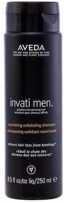 Aveda Invati Men Exfoliating Shampoos Reconstruction/Nourishment for All Hair Types 250ml