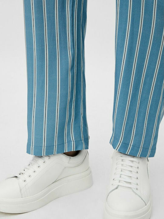 Loose Maternity Pants Light Blue
