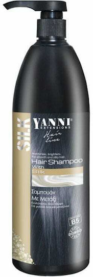 Yanni Extensions Silk Σαμπουάν Αναδόμησης/Θρέψης & Ενυδάτωσης για Όλους τους Τύπους Μαλλιών 1000ml