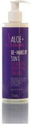 Aloe Colors Emulsie Demachiant De-Make Up 3 in 1 pentru Piele Sensibilă 250ml