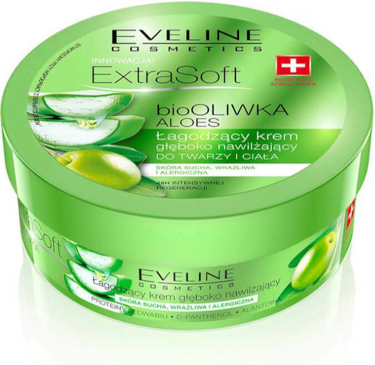 Eveline Extra Soft Ενυδατική Κρέμα Ανάπλασης Σώματος με Aloe Vera για Όλες τις Επιδερμίδες 175ml