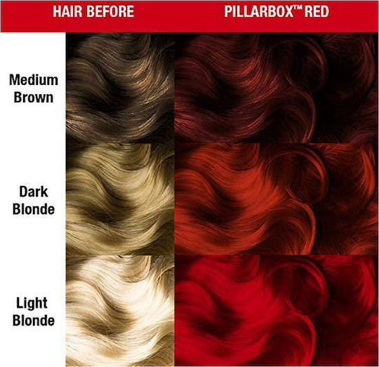 Manic Panic Classic High Voltage Временна боя за коса Червена кутия за стълбове 118мл