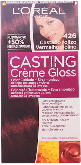 L'Oreal Paris Casting Creme Gloss Temporary Hair Dye no Ammonia 426 Auburn 48ml