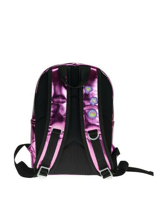 Gim Barbie Metallics Παιδική Τσάντα Πλάτης Ροζ 25x13x13εκ.