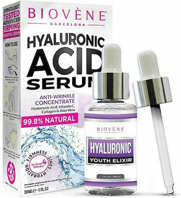 Biovene Youth Elixir Anti-Aging Serum Gesicht mit Hyaluronsäure 30ml