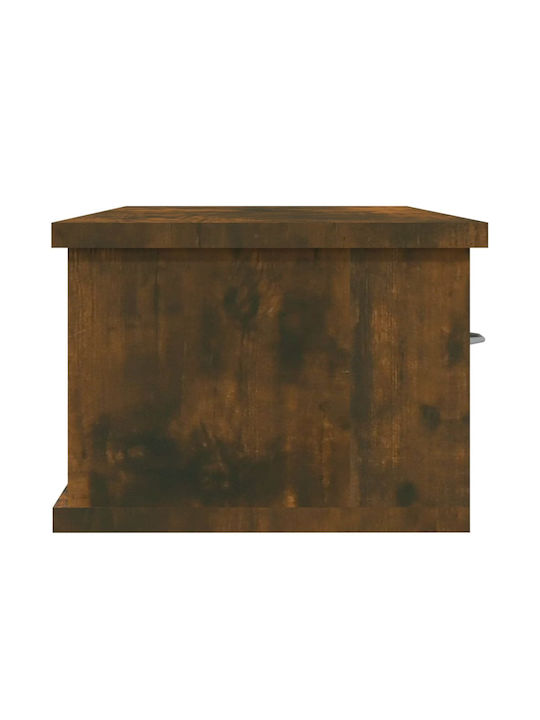 Ντουλάπι Τοίχου Καπνιστή Δρυς 88x26x18.5εκ.