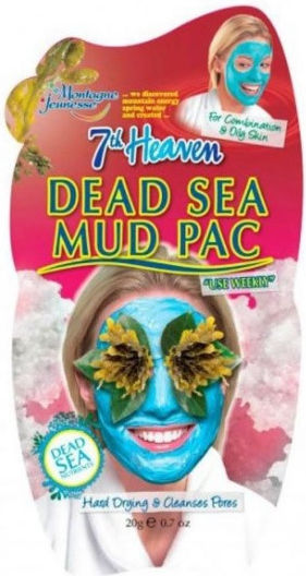 7th Heaven Dead Sea Mud Gesichtsmaske für das Gesicht für Reinigung 20gr