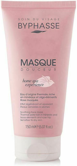 Byphasse Soothing Dry & Sensitive Skin Μάσκα Ομορφιάς Προσώπου για Ενυδάτωση 150ml