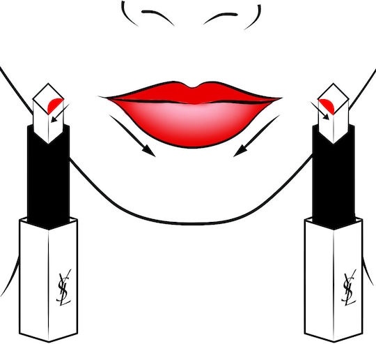 Ysl Rouge Pur Couture The Slim Matte Lipstick Long Lasting Matte 10 Corail Antinomique 2.2gr