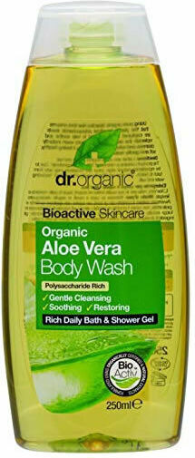 Dr.Organic Aloe Vera Αφρόλουτρο σε Gel με Βρώμη Καταπραϋντικό 250ml