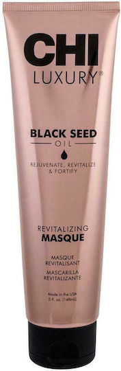 CHI Luxury Black Seed Oil Revitalizing Μάσκα Μαλλιών για Επανόρθωση 148ml