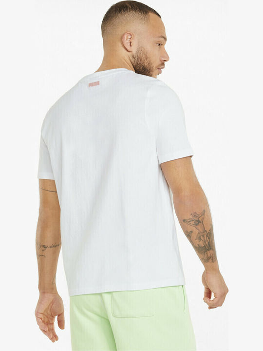 PUMA 4. Quartal Kurzarm T-Shirt Weiß PUMA 4. Quartal Kurzarm T-Shirt Weiß