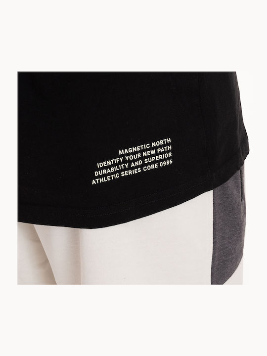 T-shirt Μαύρο
