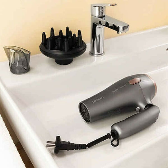 Cecotec Bamba Ionicare 5250 Grey Hair Dryer Turbo 2100W