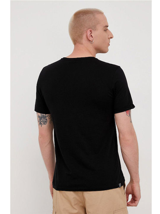 T-shirt Μαύρο