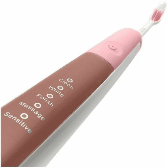 Sencor SOC 2201RS Elektrische Zahnbürste mit Timer und Reisetasche Rosa