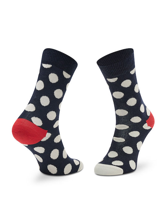 Happy Socks Șosete pentru Copii Înălțime până la genunchi Big Dot Albastru