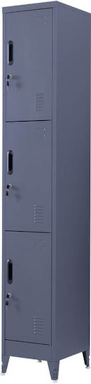 Dulap Metalic 38x45x191cm Antracit Checkmate Dulap Metalic 38x45x191cm Antracit Checkmate