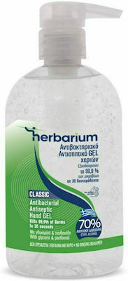 EGBrands Herbarium Antiseptic Hand Gel with Pump 500ml Natural