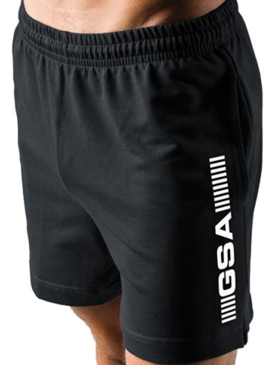 Pantaloni Scurți Sport Bărbați Jet Negru