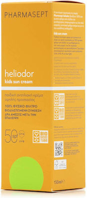 Pharmasept Heliodor Waterproof Face & Body Kids Sunscreen Emulsion SPF50 150ml 525080