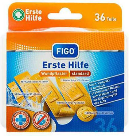 Figo 10006F Waterproof Plasters 36pcs