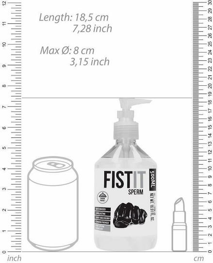 Shots Fist It Sperm Lube Gel lubrifiant 500ml