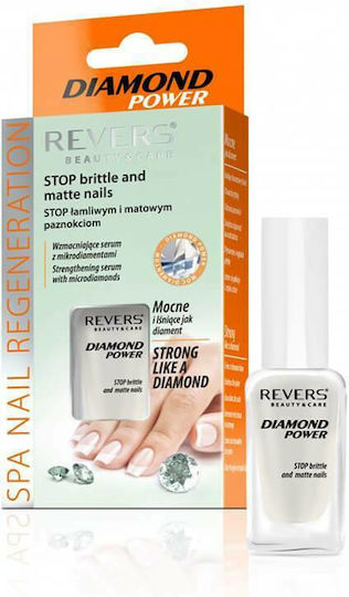 Revers Cosmetics Spa Regeneration Diamond Power Nail Strengthener with Brush 10ml