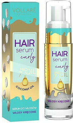 Vollare Cosmetics Pro Curly Serum Αναδόμησης για Όλους τους Τύπους Μαλλιών Coconut Oil 30ml